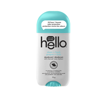 Image du produit Hello - Déodorant avec charbon, 73 g, propre + frais