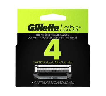 Image du produit Gillette - GilletteLabs cartouches de rechange de rasoir, 4 unités