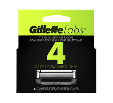GilletteLabs cartouches de rechange de rasoir, 4 unités