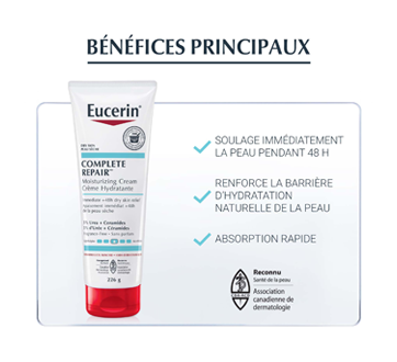 Image 5 du produit Eucerin - Complete Repair cème hydratante quotidienne pour le corps pour peau sèche à très sèche, 226 g