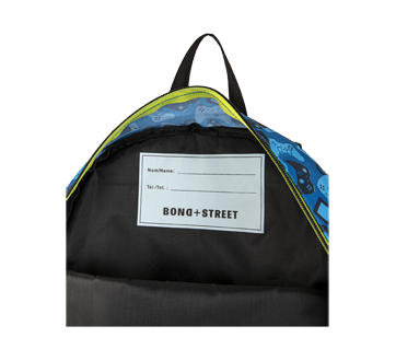Image 5 du produit Bondstreet - Gamer sac à dos, 1 unité, Bleu