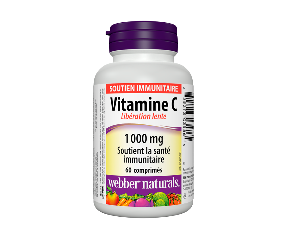Vitamine C à libération lente, 60 unités ber Naturals Vitamine c