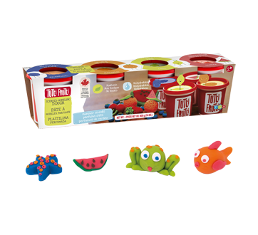 Image 2 du produit Tutti Frutti - Pâte à modeler 4 couleurs, parfum d'été, 4 unités