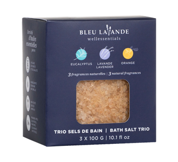 Ensemble sels de bain, 3 X 100 g