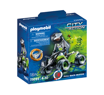 Image du produit Playmobil - Pilote de course et quad, 1 unité