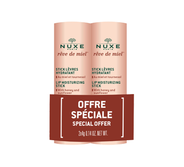 Image du produit Nuxe - Rêve de Miel duo stick lèvres, 2 x 4 g