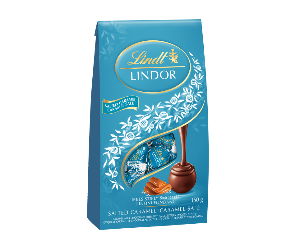 Lindor chocolat au lait caramel salé, 150 g Lindt En sac Jean Coutu