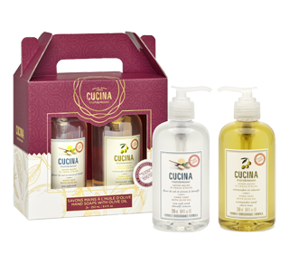 Cucina Duo mains coriandre & fleur de sel, 2 X 250 ml
