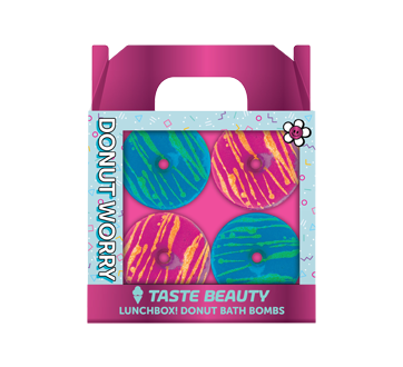 Image 1 du produit Taste Beauty - Bombes de bain boîte à lunch Donut Worry, 4 unités