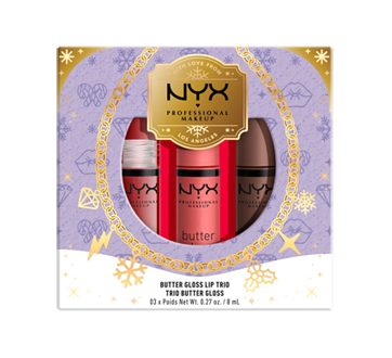 Image 2 du produit NYX Professional Makeup - Butter Gloss trio de brillants à lèvres, 3 unités