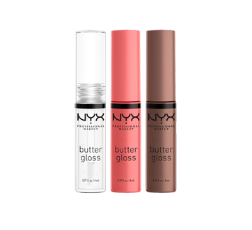 Image 3 du produit NYX Professional Makeup - Butter Gloss trio de brillants à lèvres, 3 unités