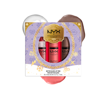 Image 5 du produit NYX Professional Makeup - Butter Gloss trio de brillants à lèvres, 3 unités