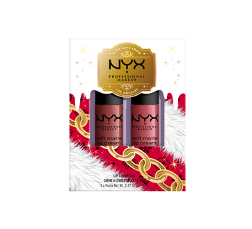 Image 2 du produit NYX Professional Makeup - Duo de crèmes à lèvres douces et mates Rome & Cannes, 2 unités