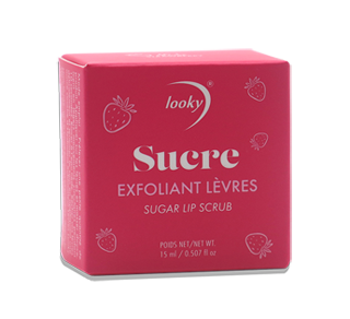 Sucre à lèvres exfoliant #1 fraise, 15 ml