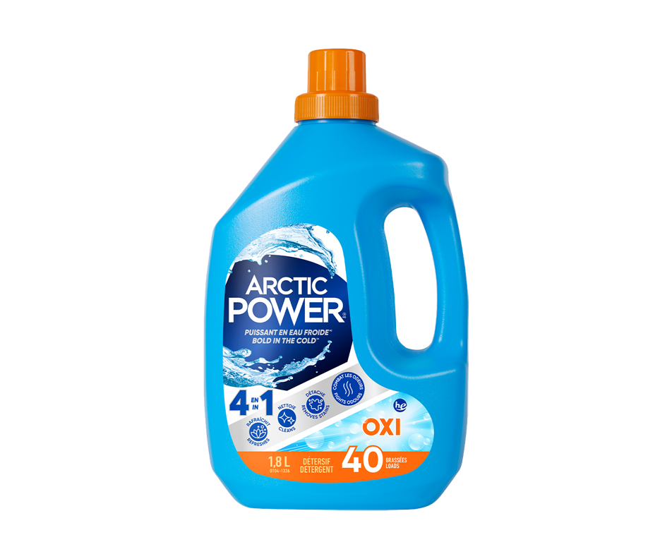 Détersif eau froide avec Oxi, 1,8 L Arctic Power Détergent Jean Coutu