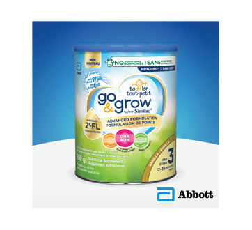 Boisson pour tout-petits Similac Go & Grow Étape 3 avec 2'-FL. 2'-FL :  Innovation pour le soutien immunitaire, poudre, 12-36 mois, saveur de lait,  850 grammes 1x850 g 