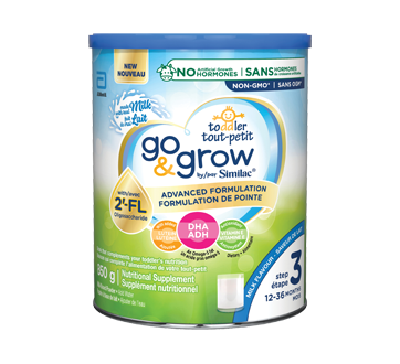 Go & Grow Étape 3 boisson pour tout-petits, poudre, 12-36 mois, 850 g, lait  – Similac : Aliments et jus