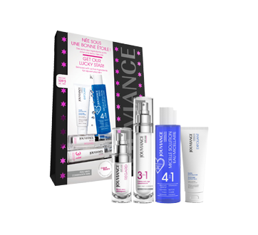 Anti-âge 3 en 1 peau mixte coffret, 4 unités