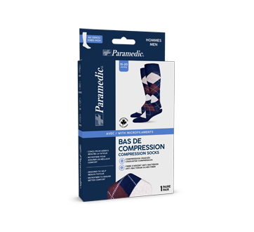 Bas de compression pour hommes, 1 unité, losange-moyen