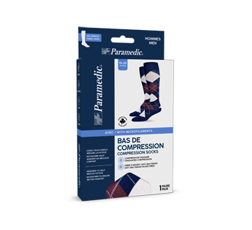 Bas de compression pour hommes, 1 unité, losange-petit