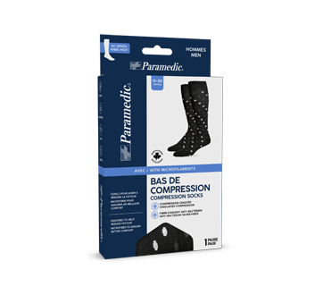Bas de compression pour hommes, 1 unité, pois-grand