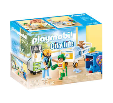 Image du produit Playmobil - Chambre d'hôpital pour enfant, 1 unité
