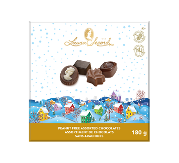 Assortiment de chocolats sans arachides de Noël, 180 g – Laura Secord :  Boite