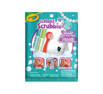 Scribble Scrubbie animaux marins sac, 1 unité