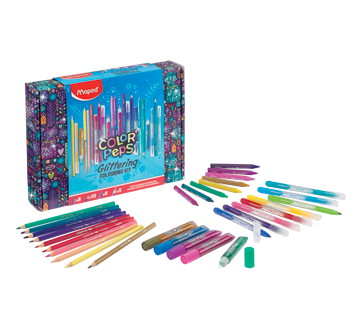 Kit de coloriage à paillettes, 1 unité – Maped Creativ : Cadeaux