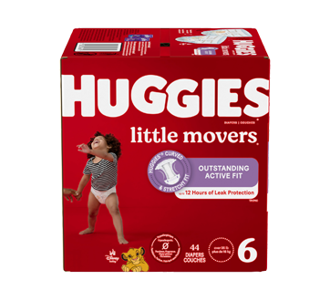 Little Movers couches pour bébés, 44 unités, taille 6