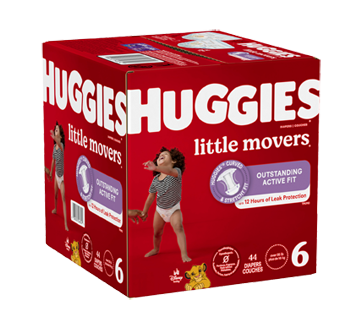 Image 2 du produit Huggies - Little Movers couches pour bébés, taille 6, 44 unités