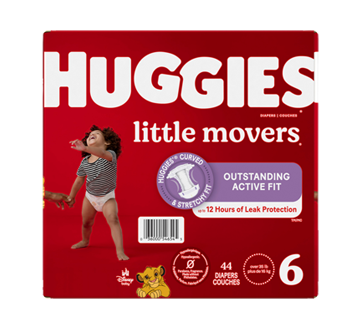 Image 3 du produit Huggies - Little Movers couches pour bébés, taille 6, 44 unités