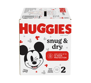 Image du produit Huggies - Snug & Dry couches pour bébés, 100 unités, taille 2
