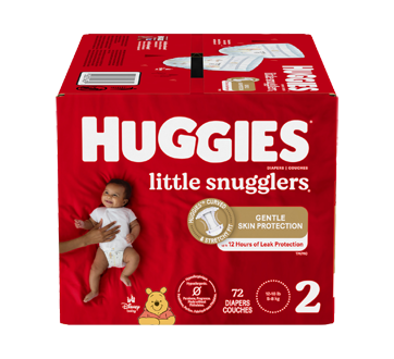 Little Snugglers couches pour bébés, 72 unités, taille 2