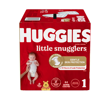 Image du produit Huggies - Little Snugglers couches pour bébés, 84 unités,  taille 1
