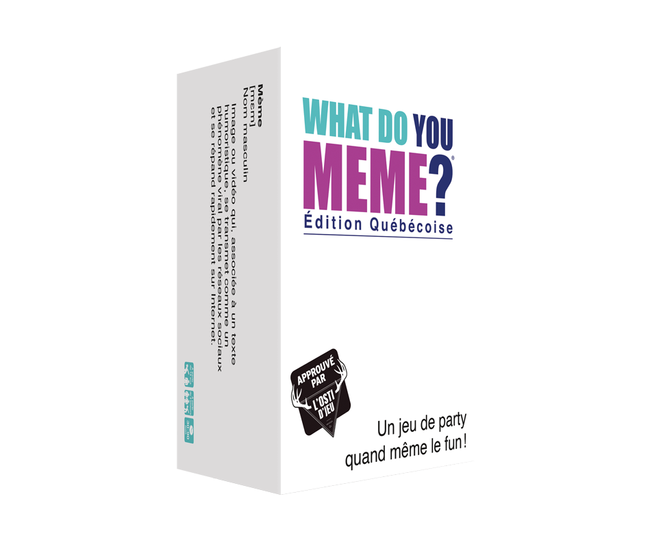 What Do You Meme? édition québécoise, 1 unité Randolph Jeux de société Jean Coutu