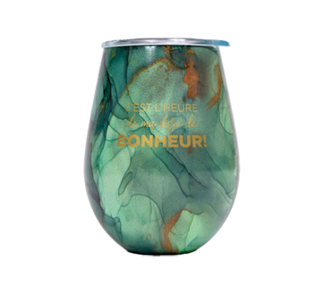 Verre en inox « Dose de bonheur », 1 unité