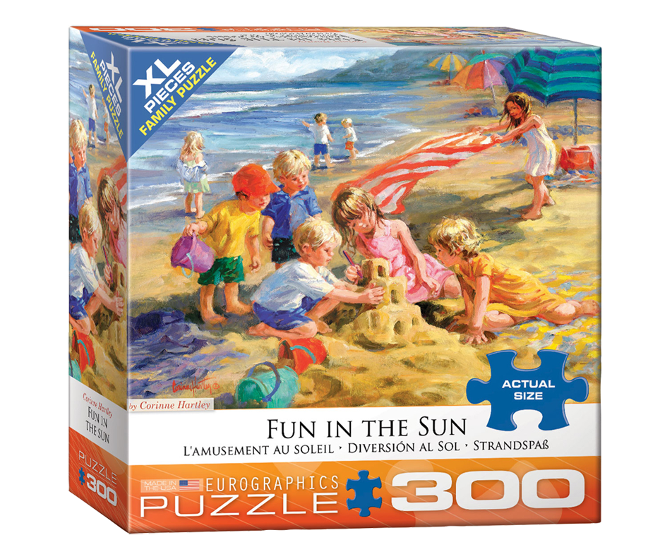 Casse-tête 300 morceaux, l'amusement au soleil, 1 unité – Eurographics ...