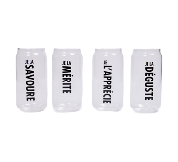 Ensemble de 4 verres à bière, 1 unité