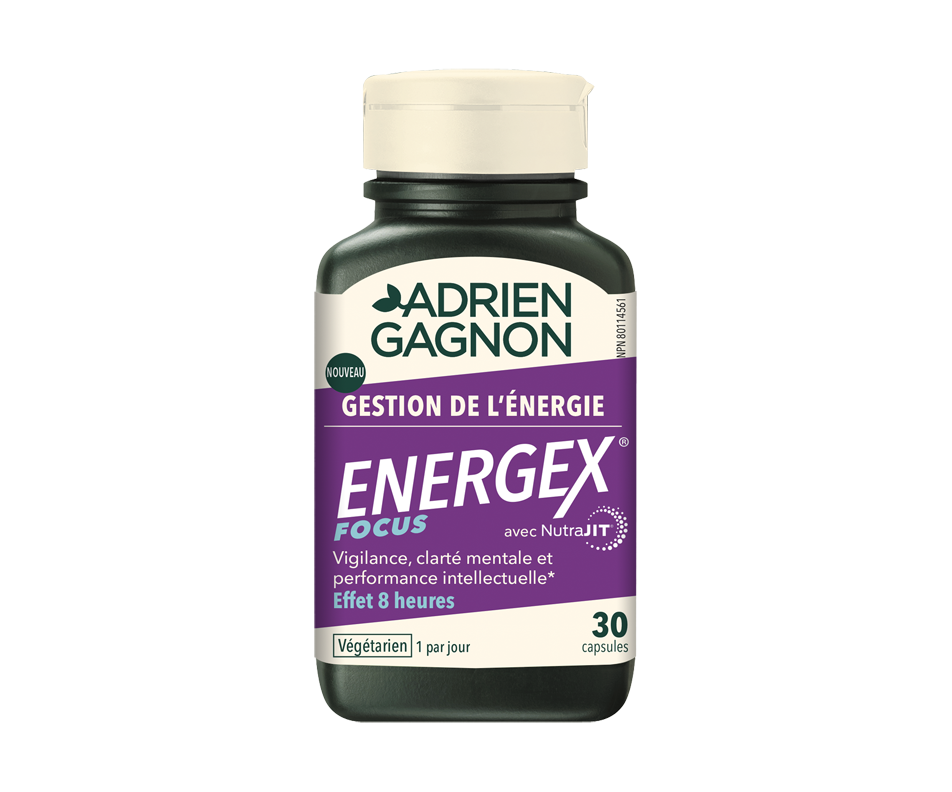 Energex Focus, 30 unités Adrien Gagnon Bienêtre Jean Coutu