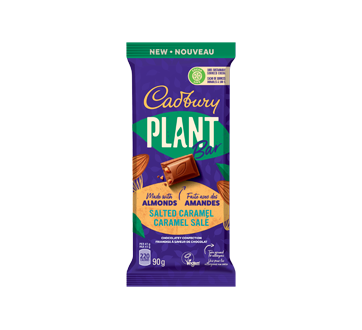 Plant Bar barre de chocolat caramel salé, 90 g