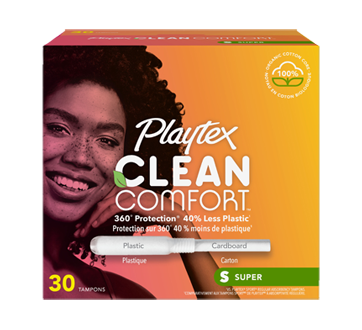 Image du produit Playtex - Clean Comfort tampons, 30 unités, super