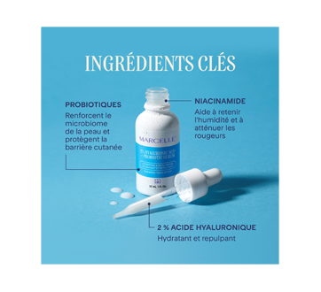 Image 5 du produit Marcelle - Sérum 2 % acide hyaluronique + probiotique, 30 mL
