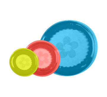 couvercles en silicone, 3 unités