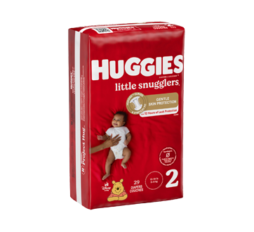 Little Snugglers couches pour bébés, taille 2, 29 unités – Huggies : Couche