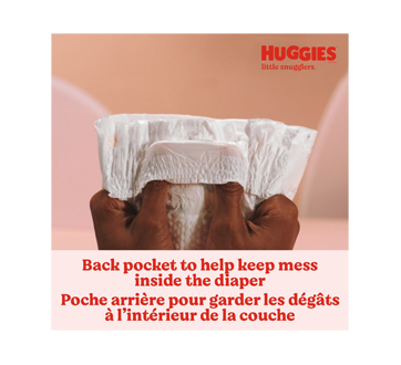 Image 4 du produit Huggies - Little Snugglers couches pour bébés, Nouveau-né, 31 unités