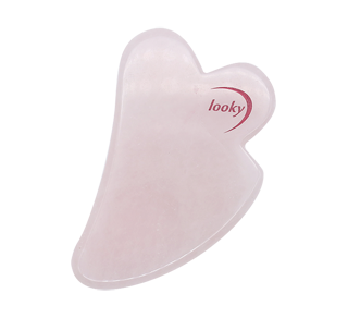 Gua Sha masseur facial de précision quartz rose, 1 unité