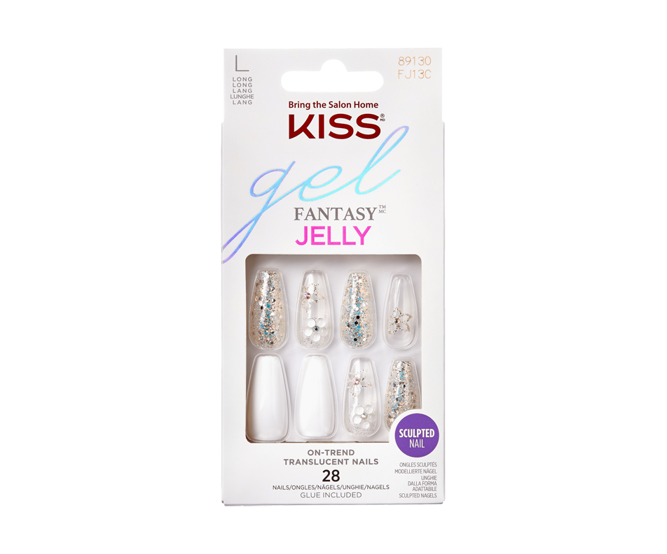 Gel Fantasy faux ongles sculptés, Sweet Jelly, 28 unités – Kiss : Faux ...