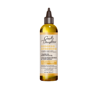 Goddess Strength huile capillaire pour cheveux et cuir chevelu pour les cheveux fragiles et cassants, 125 ml