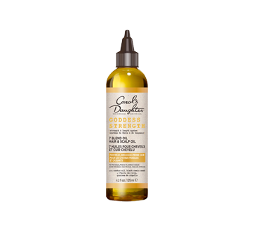 Goddess Strength huile capillaire pour cheveux et cuir chevelu pour les cheveux fragiles et cassants, 125 ml
